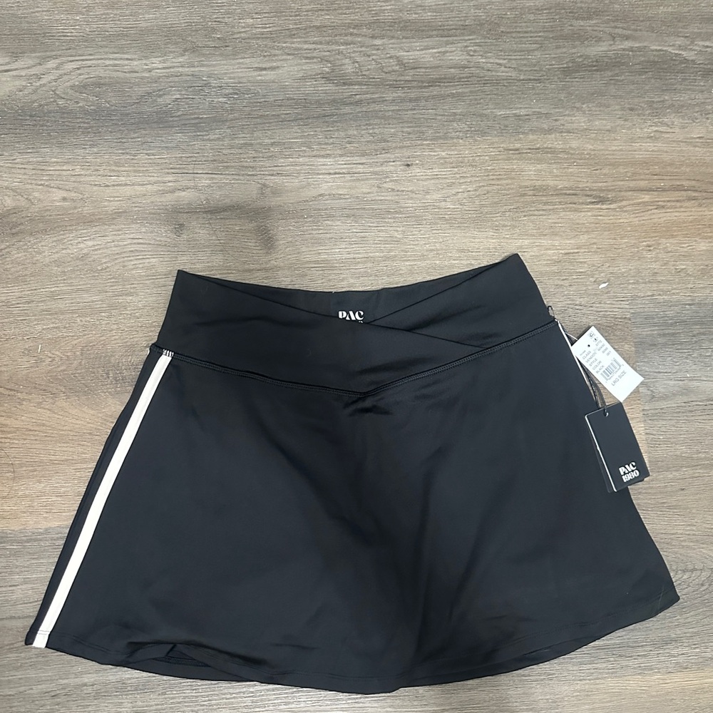 PacSun Black Skort with Sporty Design